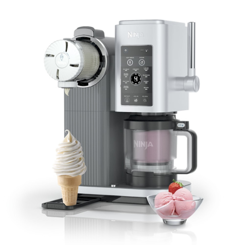 Ninja CREAMi Scoop & Swirl Soft Serve Ice Cream Machine