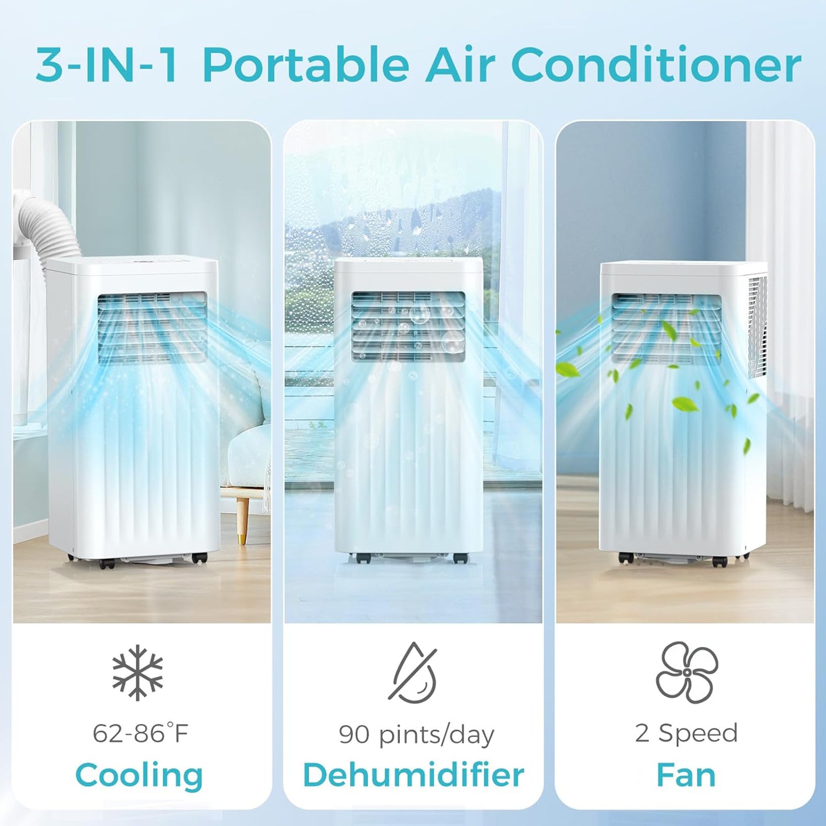 Cowsar 8000-10000 BTU Portable Air Conditioners